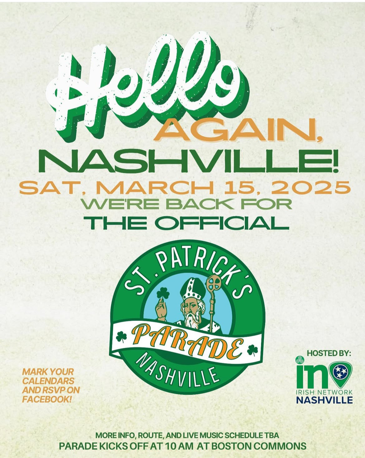 st patricks day events nashville 2025
